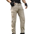 thumbnail image 1 of Tqyyweavej Pantalon Tactique pour Homme à Séchage Rapide Résistant à l'Eau Pantalon d'Extérieur Léger Extensible Cargo Pêche Voyage Camping Travail Randonnée Pantalon P-4TG, 1 of 9