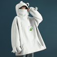thumbnail image 1 of Women's Stitching Three-Dimensional Pocket Cute Design Pullover Sweatershirt, 1 of 9