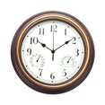 thumbnail image 2 of CHUANK Sales Outdoor Garden Retro Clock Waterproof Temperature Measurement Hygrometer 12 Inches Outdoor, 2 of 2