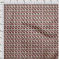 thumbnail image 3 of oneOone Viscose Chiffon Fabric Square & Floral Block Print Fabric By Yard 42 Inch Wide, 3 of 4