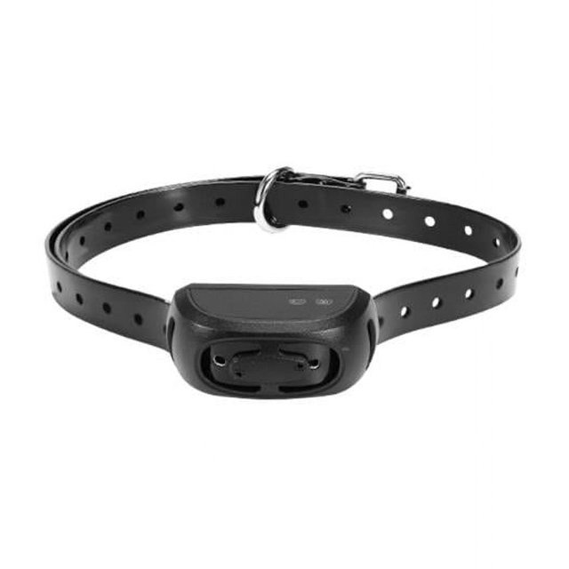 Fresh Fab Finds FFF-Reciever-GPCT1734 IP67 Récepteur Rechargeable Étanche avec Choc de Vibration de Bip 9 Niveaux 1640 ft. Distance Chien Écorce Collier & 44; Noir