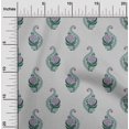 thumbnail image 1 of oneOone Cotton Flex Fabric Leaves & Floral Block Print Fabric By Yard 40 Inch Wide, 1 of 4