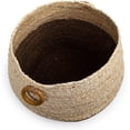 thumbnail image 4 of Truu Design Beautiful Woven Natural Jute Rope Planter Basket with Handles, 9.8 x 12.2 inches, Neutral, 4 of 5