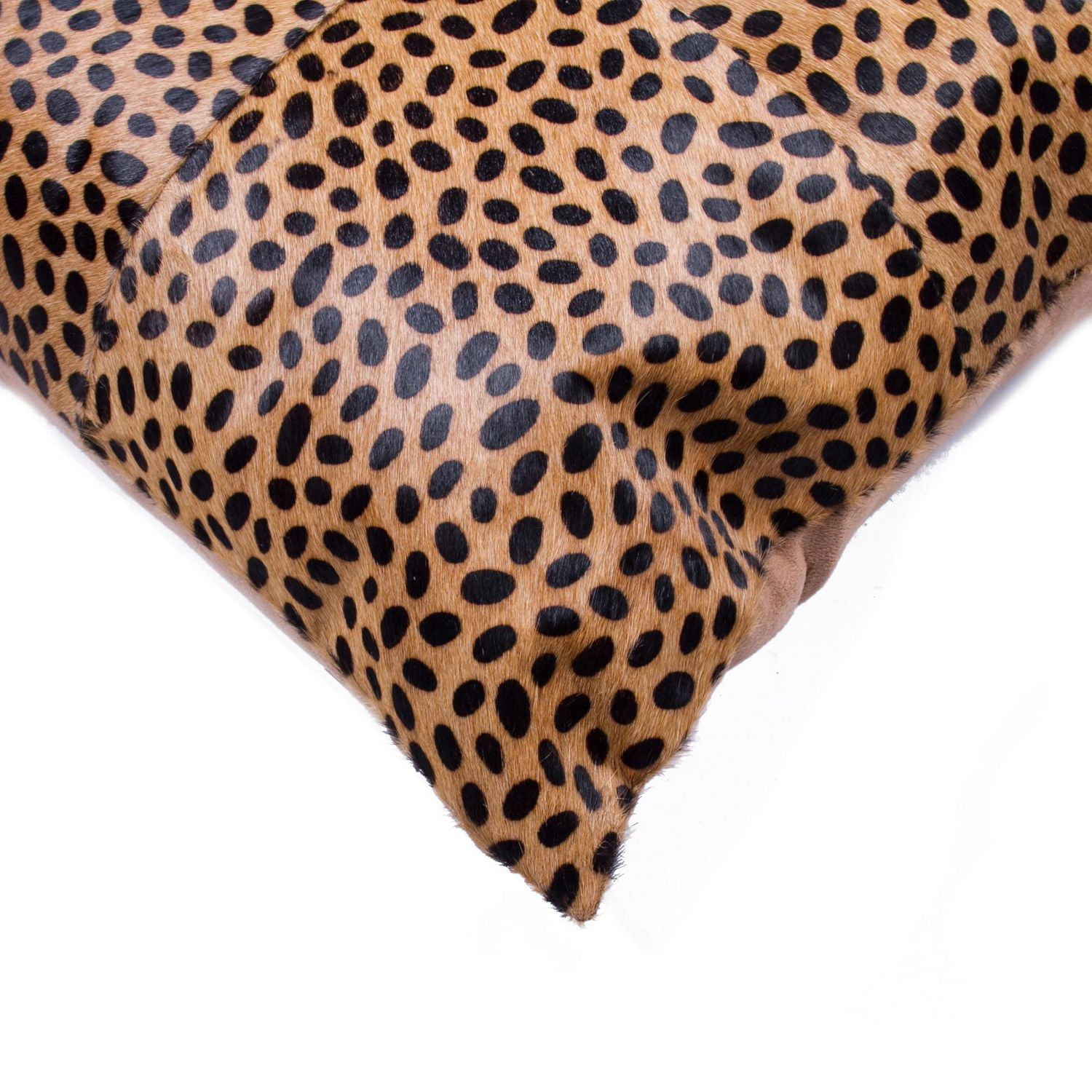 COUSSINS TORINO TOGO QUATTRO EN PEAU DE VACHE 18"X18" 2 PQT