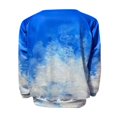 thumbnail image 3 of QJUHUNG Sweat-Shirt Décontracté à Manches Longues pour Femmes Papillon Imprimé Graphique Floral Pull Léger, 3 of 4