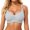 Light Gray, variant on Seamless Wireless Bra Removable Double Straps Full Coverage Non Padded Bralette Comfort Plus Size Casual Daily Wear