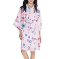 thumbnail image 1 of Sunnyoo Big Girl's Bathrobe Sleepwear Kimono Robe Kids Knee-Length Night Robe Loungewear, 1 of 8