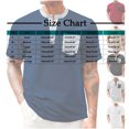 thumbnail image 4 of Mens Henley Shirts Short Sleeve Casual T-Shirts Colorblock Summer Button T Shirts Basic Tees with Pocket, 4 of 4