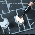 thumbnail image 3 of Mirror Marker Pen, Gold Silver Metallic Paint Pen Set Multipurpose Fade Resistant  for Poster for Wood, 3 of 7