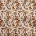 thumbnail image 1 of oneOone Silk Tabby Light Brown Fabric Abstract Sewing Material Print Fabric By The Yard 42 Inch Wide, 1 of 4