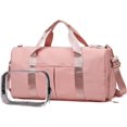 thumbnail image 1 of Petit Sac de Sport pour Femmes avec Compartiment pour Chaussures à Poche Mouillée Sac de Voyage Fourre-Tout Sac de Cabine Sac de Nuit Sac de Fin de Semaine pour Femmes, 1 of 5