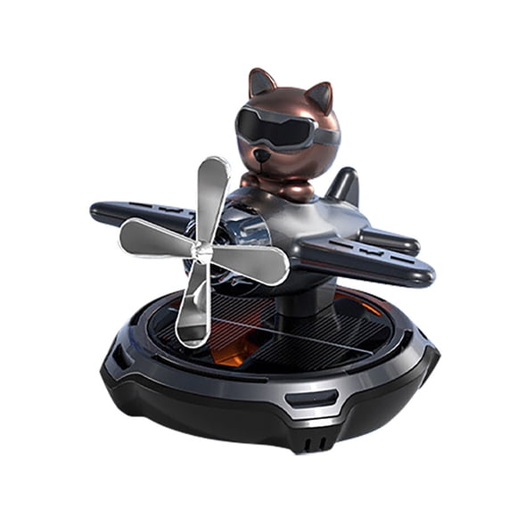 WMQPNNS New Trending Solar Powered Air | Rotating Cartoon Shape Solar Energy Car Air Purifier Airplane Perfume Ornament for Workplace Desk Todays Deals Clearance Sale