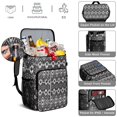 thumbnail image 2 of Bohemian Style Insulated Cooler Backpack - 20L Soft Cooler Bag, Boho Chic Design for Outdoor, 2 of 6