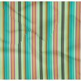 thumbnail image 3 of oneOone Organic Cotton Poplin Twill Fabric Multicolor Stripe Print Sewing Fabric BTY 42 Inch Wide, 3 of 3