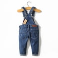 thumbnail image 2 of KIDSCOOL SPACE Little Girl Boy Ripped Denim Cute Slim Pants Jean Overalls,5-6 Years, 2 of 8