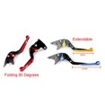 thumbnail image 2 of Adjustable Folding Extendable Brake Clutch Levers For Kawasaki ZX10R 6R Z1000 Red, 2 of 2