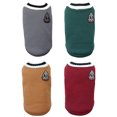 thumbnail image 1 of CAROOTU Dog Cat Clothes Campus Style Pet Sweater V Neck Pullover Vest Cosplay Party, 1 of 5