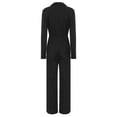 thumbnail image 2 of Yhong Womens Long Sleeve Coverall Mechanic Uniform Workwear Boiler Suit Overalls Loose Fit Jumpsuit Rompers Black XXL, 2 of 7