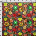 thumbnail image 4 of oneOone Polyester Spandex Red Fabric Tropical Fruit Craft Projects Decor Fabric Printed By The Yard 56 Inch Wide, 4 of 5