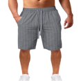 thumbnail image 2 of Pantalons à Rayures Verticales pour Hommes de Style Décontracté d'Été, 2 of 5