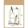 thumbnail image 5 of Tall Parrot Bird Play Shelf Playground with Swinging Ladder, 5 of 5