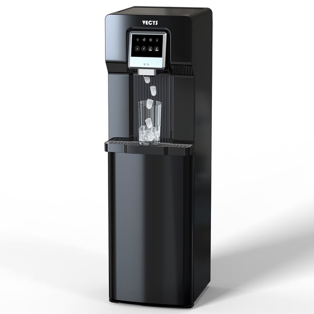 VECYS Bottom Loading Water Cooler with Ice Maker, Cold Water Supply ...