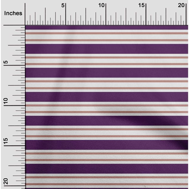 oneOone Polyester Lycra Wine Fabric Stripes Sewing Craft Projects Fabric Prints By Yard 56 Inch Wide-KMC