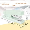 thumbnail image 2 of Stapler, Office Stapler, Small Staplers for Desk, Green, 2 of 7
