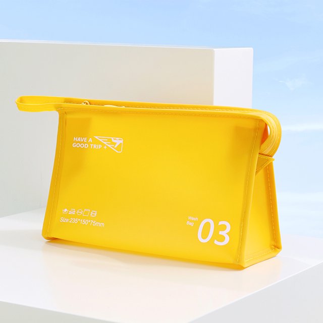 Big Save,HWRETIE Jelly Series Cosmetic Bag - Pvc Water-Resistant Storage Pouch,Solid Color Makeup Bathroom Bag