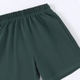 thumbnail image 4 of Zpanxa Girls Running Shorts Polyester Solid Color Loose Fit Casual Sporty Summer Shorts 7-8 Years, 4 of 6
