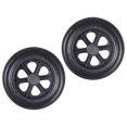 thumbnail image 4 of Xuanheng 2 Pcs Roues de Rollator Accessoires de Fauteuil Roulant 12 Pouces Pneus Pleins Antidérapants Noir, 4 of 8