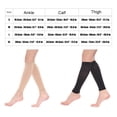 thumbnail image 4 of Guardoinrt Womens Calf Compression Stockings For Comfortable And Protective Compression Comfortable Stockings Nylon black L 1Set, 4 of 6