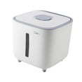 thumbnail image 2 of Lipstore Rice Container Kitchen Organization Seal Storage Box for Home Pantry Kitchen White 5 KG, 2 of 8