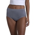 thumbnail image 4 of Fruit Of The Loom Womens Microfiber Brief Panty 6 Pack, 10, Assorted, 4 of 9