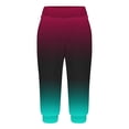 thumbnail image 3 of Yuyuzo Womens Capri Pants High Waisted Drawstring Sweatpants Running Gym Cropped Trousers with Pockets, 3 of 6