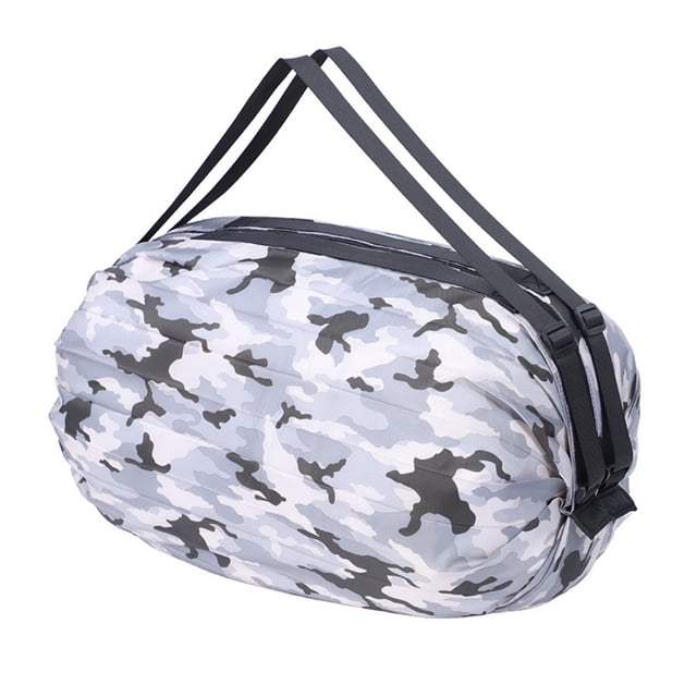 Pompotops Sac de Magasinage Portable Pliable Sac Fourre-Tout Grande Capacité pour Rangement Sacs d'Épicerie Réutilisables Sac de Voyage Liquidation