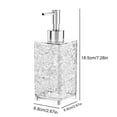 thumbnail image 3 of ZZkhGO Foaming Soap Dispenser, Refillable Foam Pump Bottle for Hand Soap, Clear Gray Plastic Soap Dispenser for Bathroom Kitchen Countertop, 3 of 5