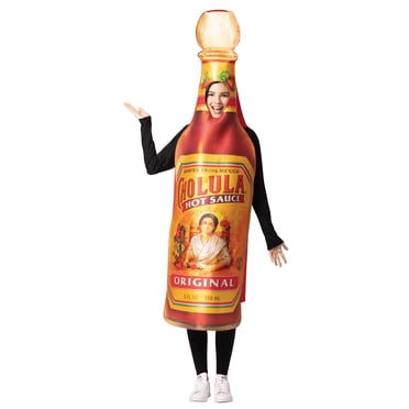 Rasta Imposta McCormick Cholula Hot Sauce Halloween Costume, Men and Women's, Red, Adult One Size, R1243-OS