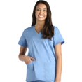 thumbnail image 1 of Blossom by Maevn Women's Signature V-Neck Solid Scrub Top, 1 of 1
