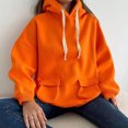 thumbnail image 4 of Hauts Col en V pour Femmes Femmes Polyvalent Couleur Unie Manches Longues Col Rond Poche Hauts Tempérament Hauts Col Hauts pour Femmes Manches Courtes Hauts pour Femmes Hauts Femmes Manches Longues, 4 of 8