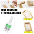 thumbnail image 2 of Binwennn 50mL Functional Glue Wood Glass Ceramic Special Transparent Quick Drying Glue Universal Glue Face Jewelry Glue Leaf Glue Glue for Metal to Metal 30 Glue Sticks Rhinestone Fabric Glue Tire, 2 of 7