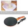 thumbnail image 2 of pitrice Crepe Maker Metal Non-Stick Pancake Pan Household Electric Griddle with Handle Hook US Plug, Orange, 2 of 6