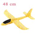 thumbnail image 1 of Grand Jouet Avion en Mousse EVA 48cm Avion à Main Planeur Avion Modèle DIY Jouet Lancer Rond-Rond Avion Cadeaux pour Enfants 48cm Jaune, 1 of 6