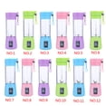 thumbnail image 2 of pitrice Electric Juicer Multifunctional Mini Portable USB Rechargeable Home Juice Making Cup Gift 380ml, 2 of 9