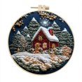 thumbnail image 1 of WMQPNNS New Trending Koofur Christmas C R O S S Stit Ch Embroidery Craft Kits ，Hand Christmas Diy Embroidery Patterns Stamped Kit Adults Kids Beginners Stamped Embroidery Kit, 1 of 4