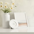 thumbnail image 2 of DesignOvation Frilly 4" x 4" White Decorative Tabletop Picture Frame, 2 of 10