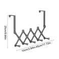 thumbnail image 3 of Special Offer! Retractable Hooks Behind the Door Hanging Rack, Door Back Hangers for Clothes, Space-Saving Storage Solution for Bedroom, Bathroom, and Closet, 3 of 7