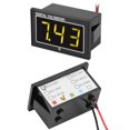 thumbnail image 2 of Voltage Meter, Easy To Connect Wide Measuring Range Voltage Panel, For Electric Bikes Battery Voltage Motorcycles Children'S Cars, 2 of 8