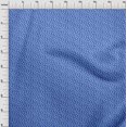 thumbnail image 4 of oneOone Velvet Medium Blue Fabric Floral Craft Projects Decor Fabric Printed By The Yard 58 Inch Wide, 4 of 4