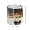 thumbnail image 3 of Storage Containers 2 - Transparent Drawer Grain Storage with Rotating 360° Mechanism and One-Click Output for Dry Food and Legumes, 3 of 4